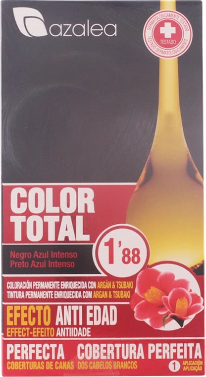 Ngjyrë për flokë Azalea Color Total 1,88 blu e thellë e zezë