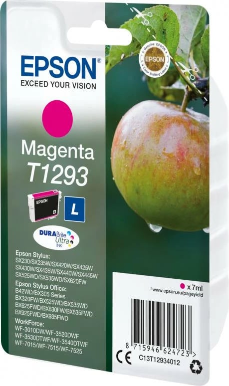 Kasetë boje Epson T1293 DURABrite Ultra 7 ml, magenta