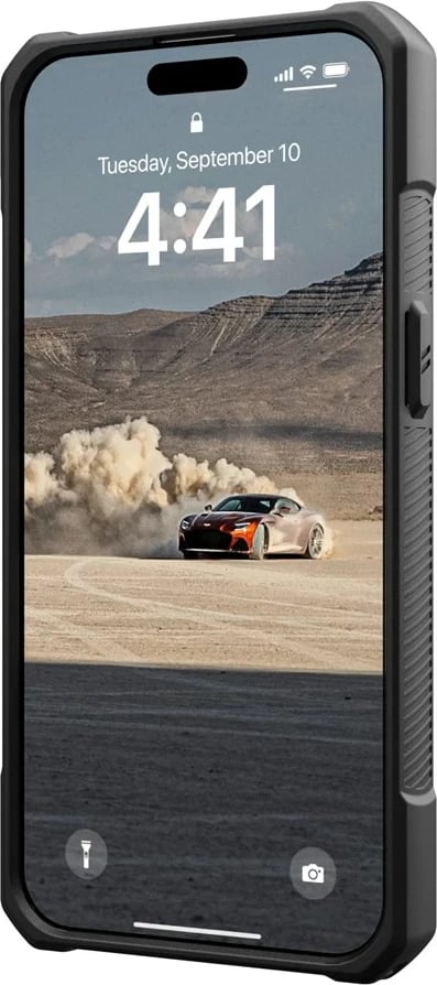 Mbështjellës Urban Armor Gear 114298114242 për celular, 6.7", i zi