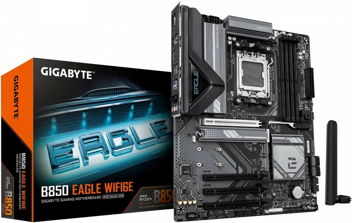 Pllakë amë Gigabyte B850 EAGLE WIFI6E, Socket AM5, ATX, Wi-Fi 6E