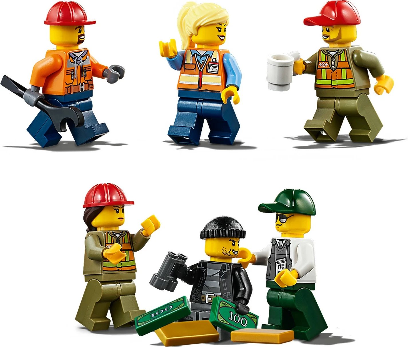 Set ndërtimi LEGO City Cargo Train Power Functions 60198, 1226 pjesë, 6+ vjeç, shumëngjyrësh