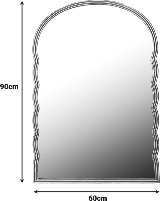 Pasqyrë Megike Inart, dru, ngjyrë ari, 60x2x90cm