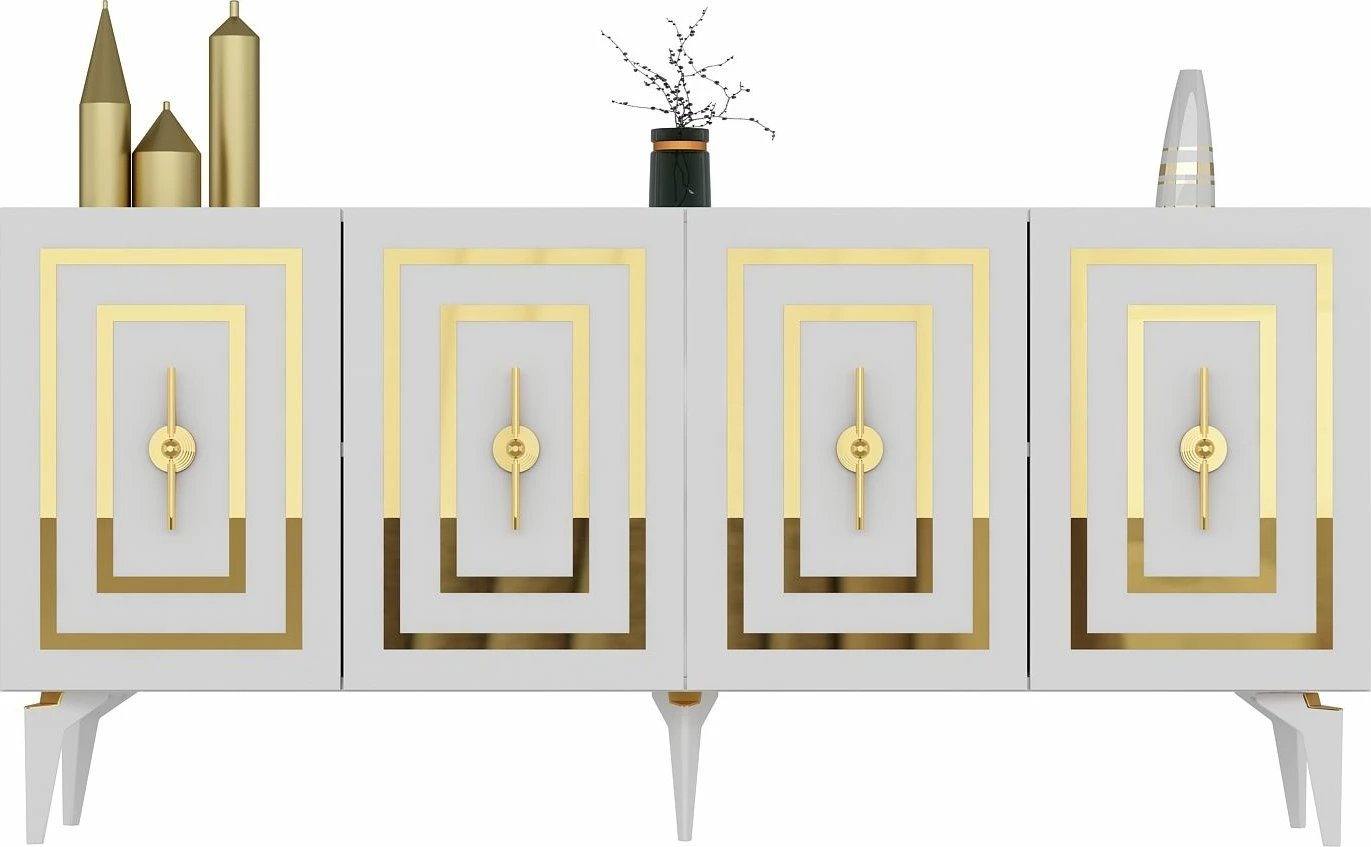 Konsol Skye Decor, ngjyrë e bardhë, Viola