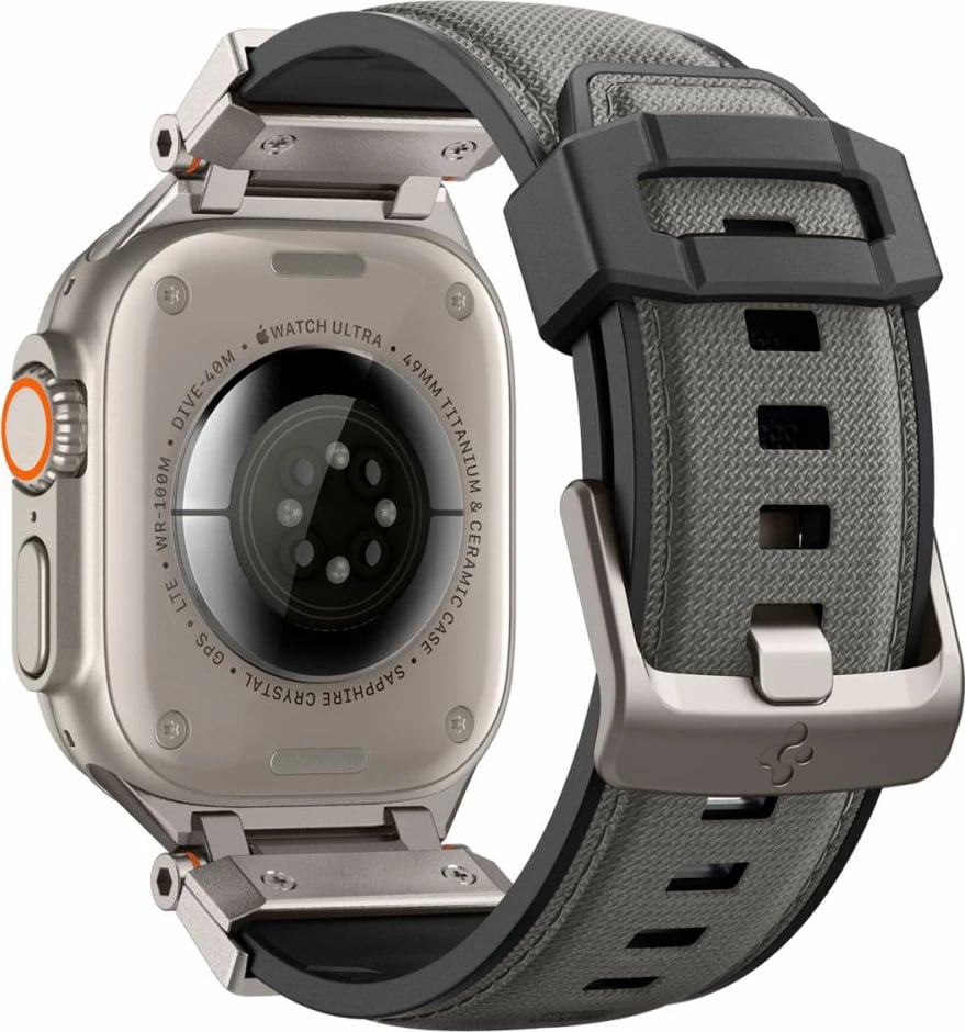 Rrip për Apple Watch Spigen DuraPro Armor, 44/45/46/49 mm, Gri