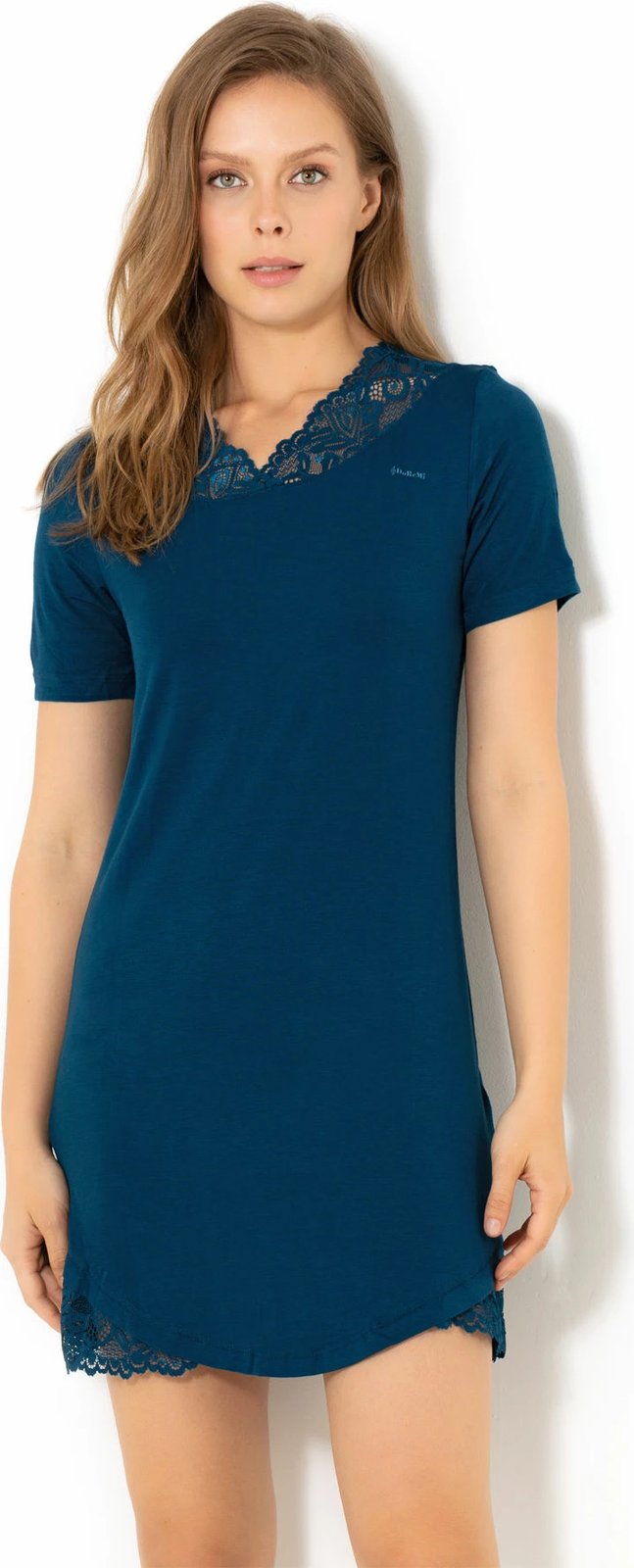 Këmishë nate Jumeon, 002-000323, ngjyrë jeshile petrol