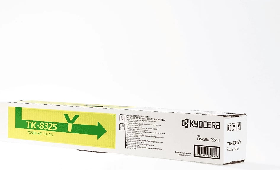 Toner, Kyocera, TK-8325Y / 1T02NPANL0, 12000 faqe, e verdhë