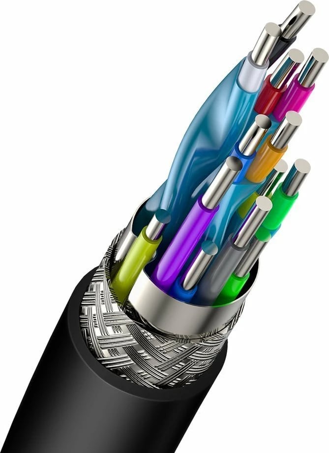 Kabllo HDMI Baseus CAKGQ-B01, 2m, 4K, 60Hz, e zezë