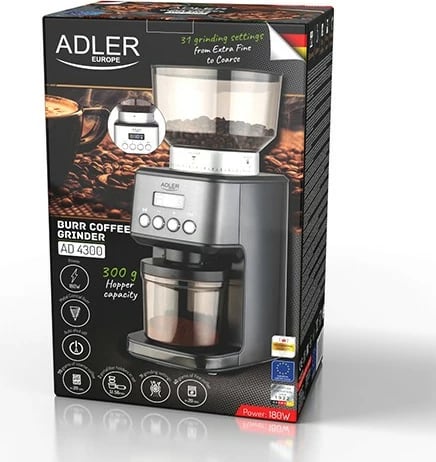 Mulli kafeje Adler AD 4300, 300g, i zi Mulli kafeje Adler AD 4300, 300g, i zi