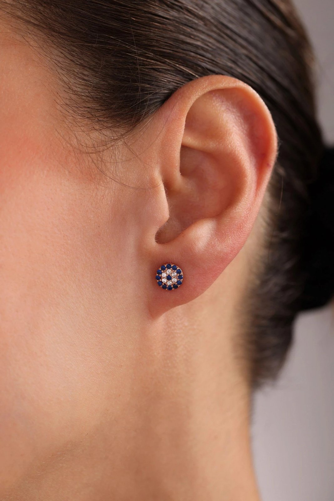 Vathë argjendi Jumeon, ngjyrë rozë ari dhe kaltër e errët, NRZ999857