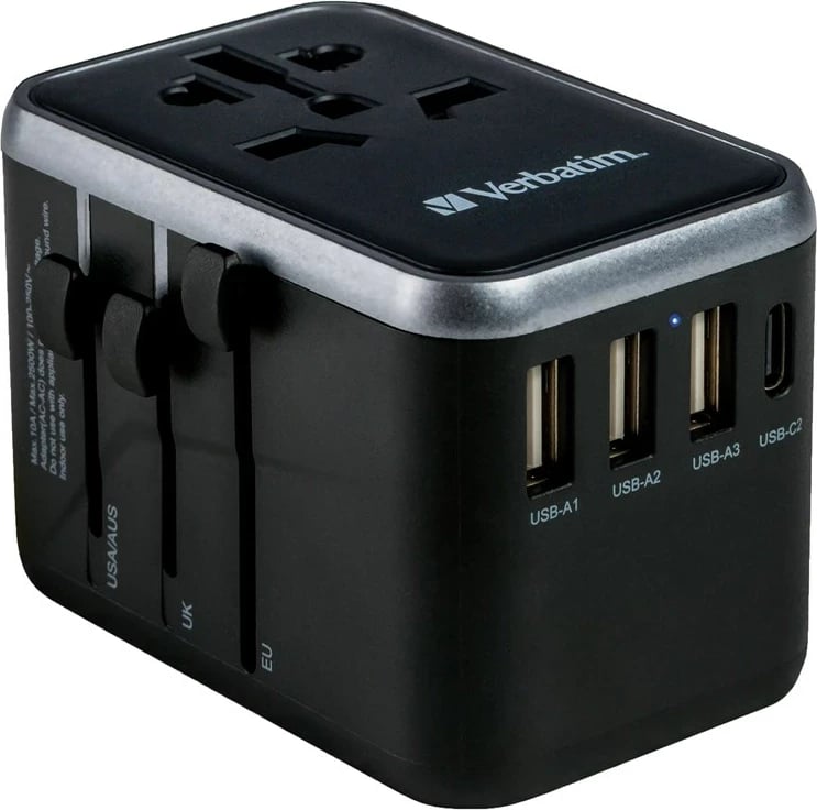 Adapter universal Verbatim UTA-04, 3xUSB-A, 2xUSB-C, i zi