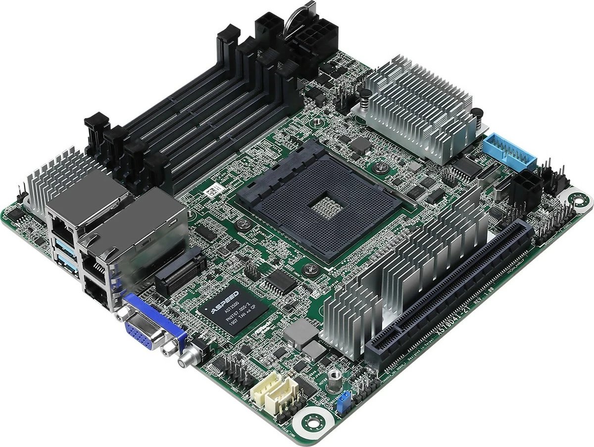 Pllakë amë ASRock X570D4I-2T, mini ITX, Socket AM4, 4x SO-DIMM, 2x 10G LAN