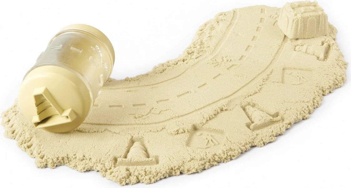 Set lodrash me rërë kinetike MGA Wonder Factory Never Dry Sand Trucks, Dumper Truck, plastikë