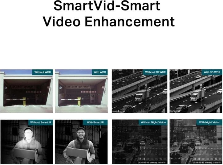 Kamerë IP, TP-Link VIGI C340I, 4MP, lente 2.8 mm, e bardhë/zezë