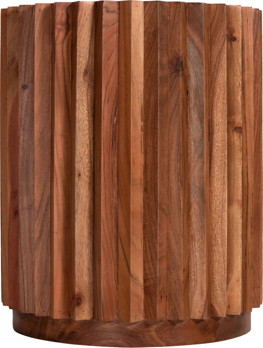 Tavolinë anësore e rrumbullakët, ngjyrë natyrale, FH9696, Φ40x50H cm