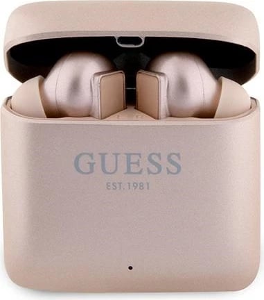 Kufje TWS Bluetooth Guess GUTWSSU20ALEGP me dock, Rose Gold Kufje TWS Bluetooth Guess GUTWSSU20ALEGP me dock, Rose Gold