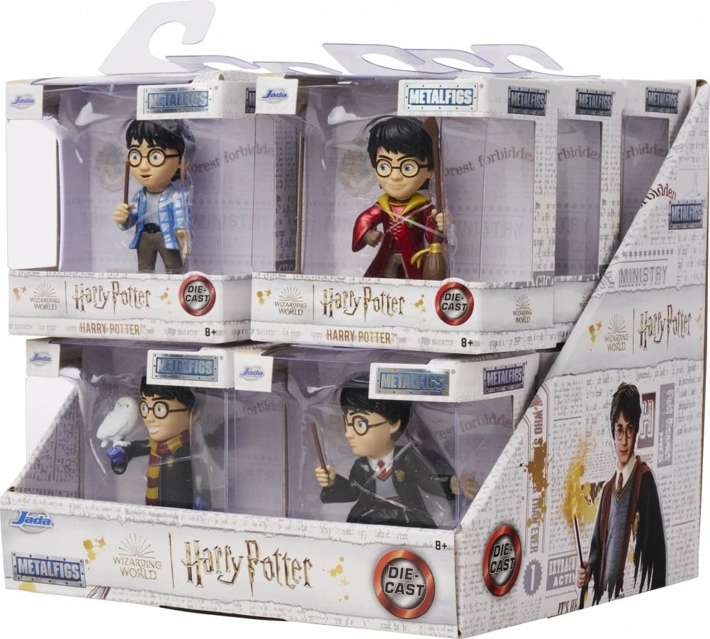 Figurë metalike Harry Potter JADA TOYS 253180008, 6.5 cm, 4 lloje
