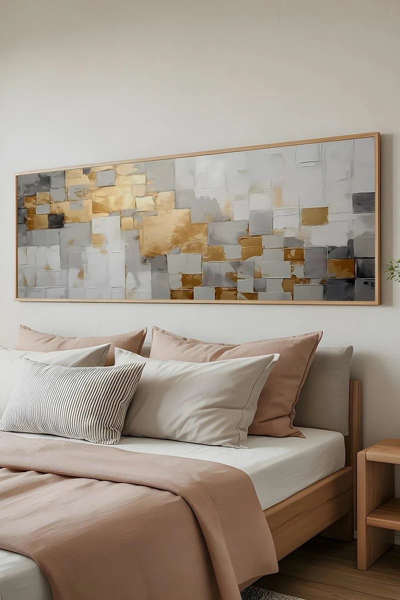 Pikturë dekorative me kornizë, Wallity, Artsmdfyty17-50120, shumëngjyrëshe, 50x120cm