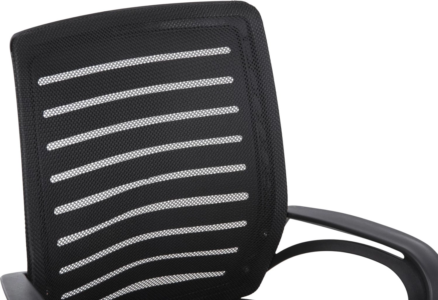 Karrige zyre TRAIL FH1192, rrjetë e zezë, këmbë metalike kromi, 64x55x98,5 cm.