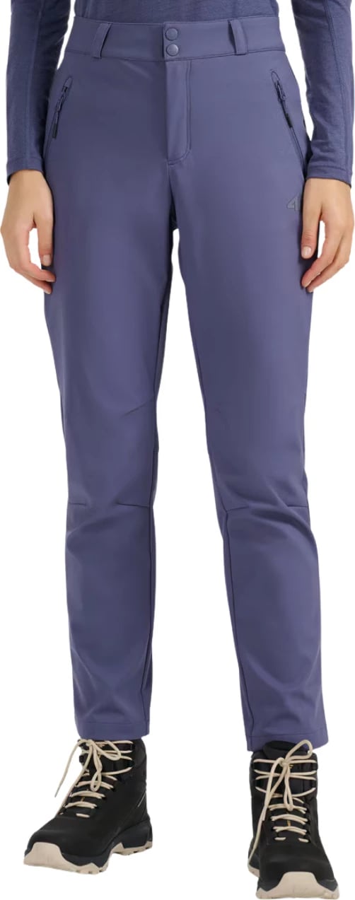Pantallona trekking për femra 4F, të purpurta