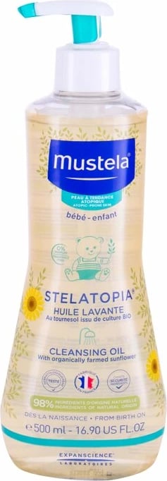 Vaj dushi për fëmijë Mustela Bébé Stelatopia 500ml