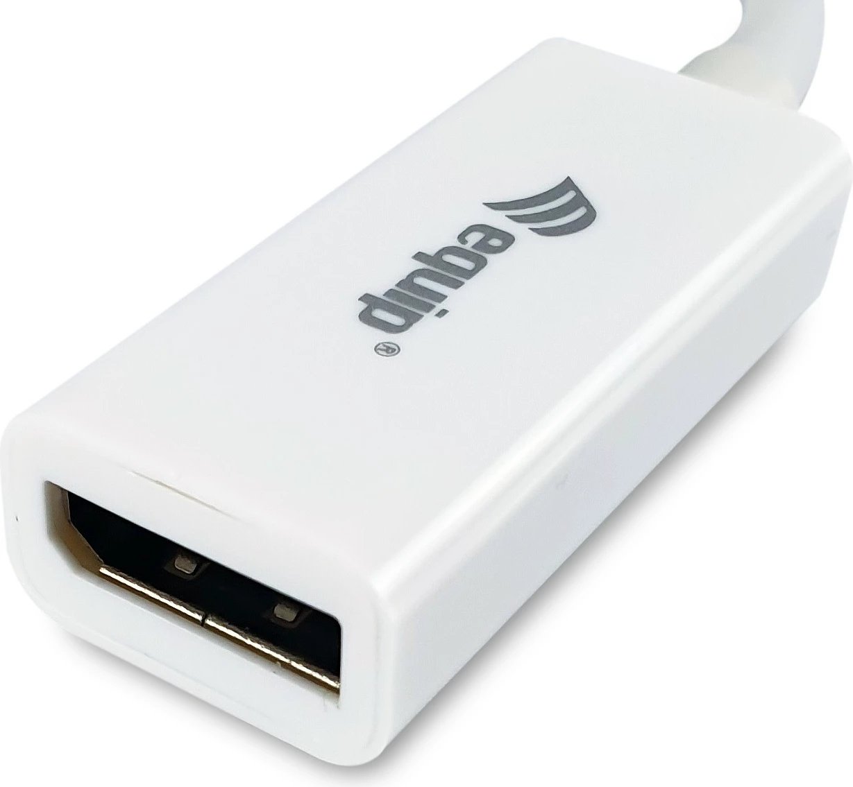 Adapter Mini DisplayPort në DisplayPort Equip, 0.15 m, i bardhë