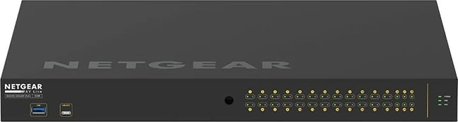 Switch i menaxhueshëm NETGEAR M4250-26G4XF-PoE+, 24 porte Gigabit, 4 SFP+, PoE+, rackmount, i zi Switch i menaxhueshëm NETGEAR M4250-26G4XF-PoE+, 24 porte Gigabit, 4 SFP+, PoE+, rackmount, i zi