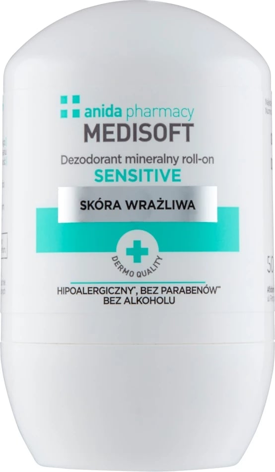 Deodorant roll-on për femra Anida Medisoft Sensitive Mineral, 50ml