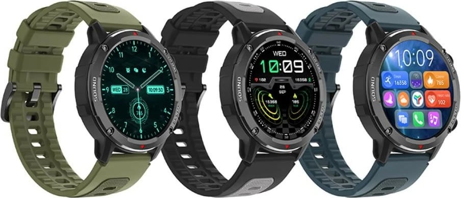 Smartwatch Tracer SMR11 HERO 1.39", 300 mAh, IP67, 3 rripa, E zezë