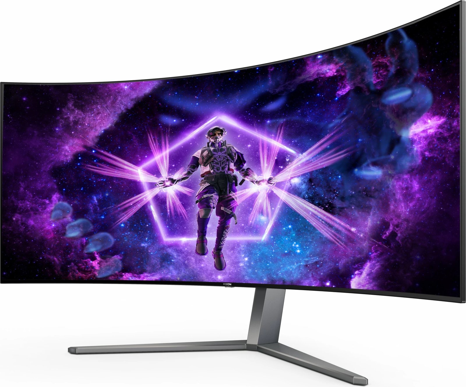 Monitor gaming AOC AGON PRO AG456UCZD, 45 inç, OLED, 3440x1440, 240Hz, i zi