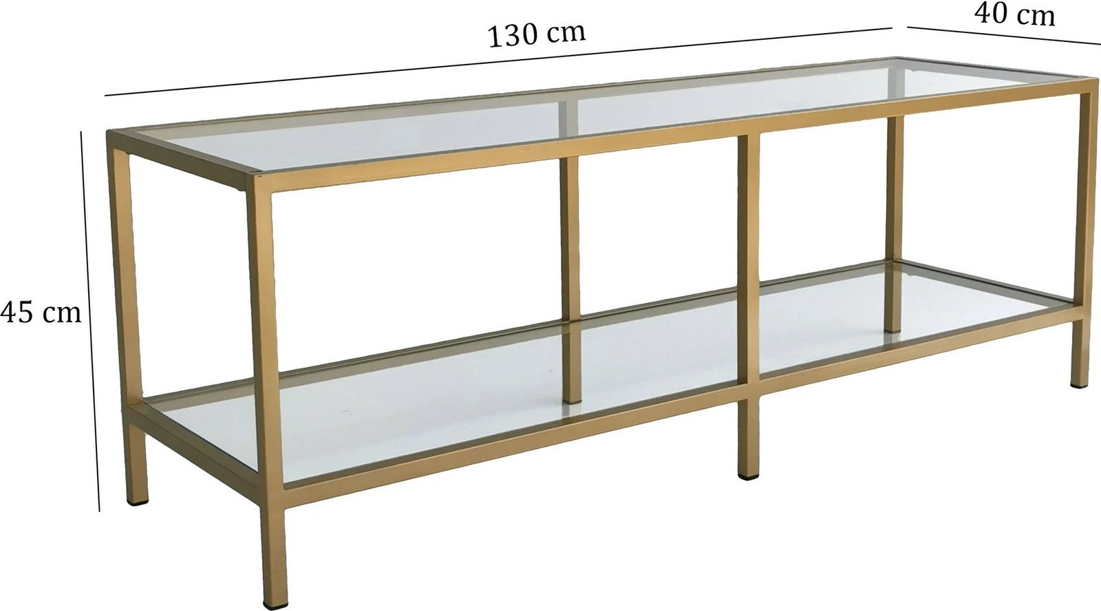 Komodë për TV, Hanah Home, Basic Gold, TV501