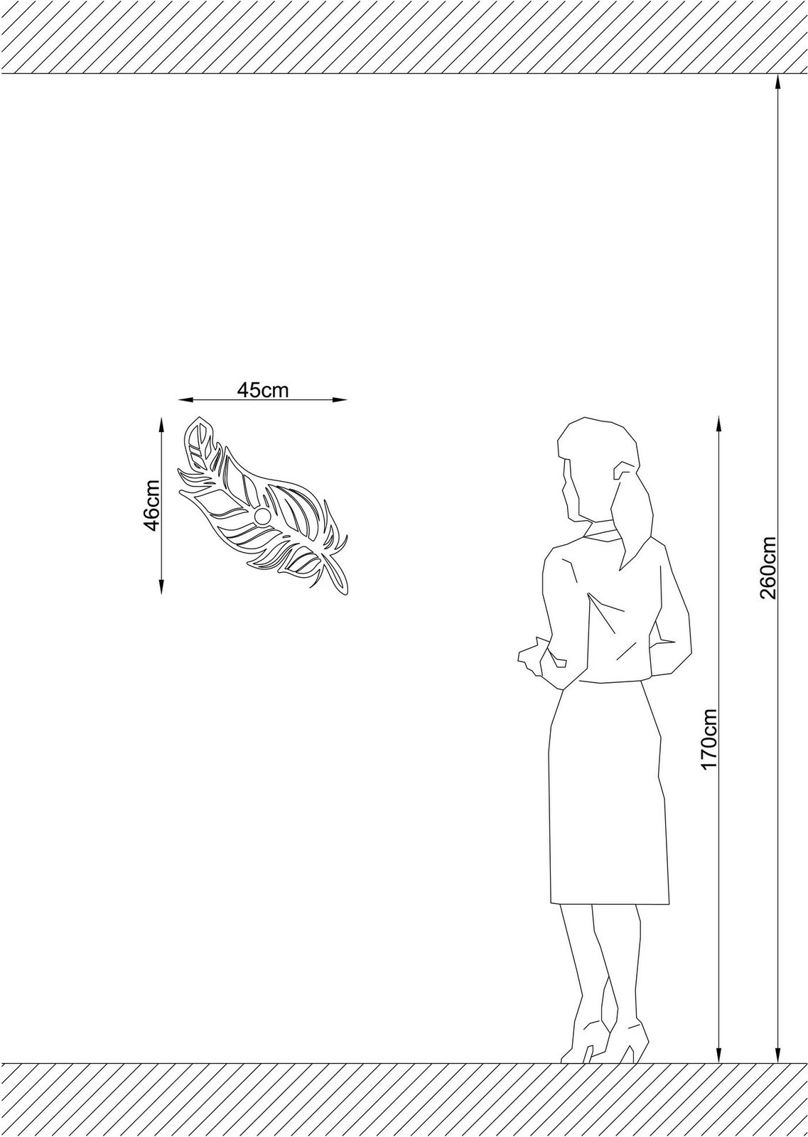 Llambë muri Opviq, model W-030, ngjyrë e zezë, dizajn lule Llambë muri Opviq, model W-030, ngjyrë e zezë, dizajn lule