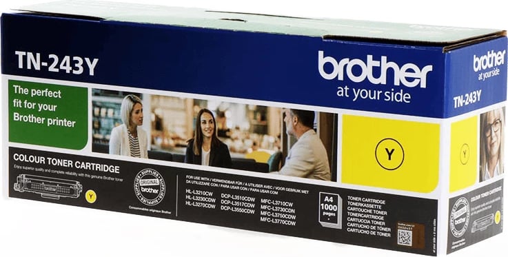 Toner Brother TN-243Y rendiment 1000 faqe standard e verdhë