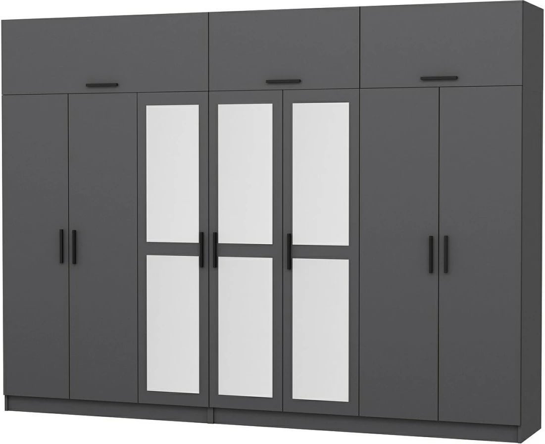 Dollap për rroba, ngjyrë antracit, Skye Decor, 5283