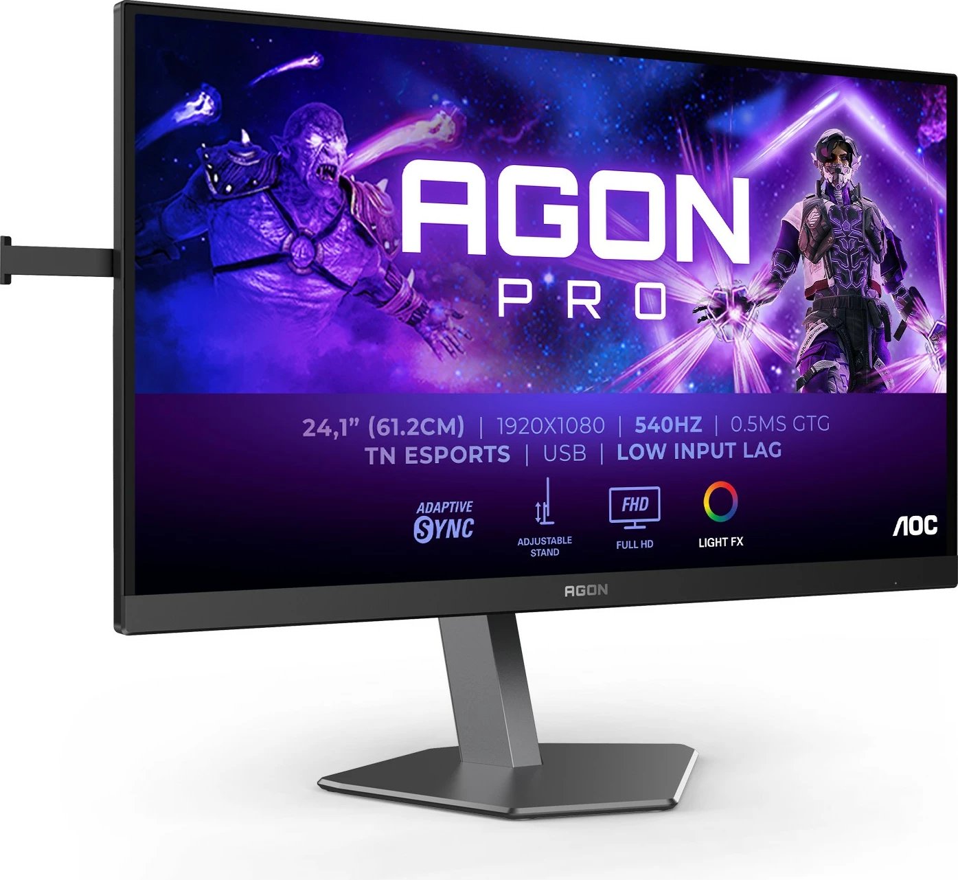 Monitor AOC AGON PRO AG246FK 24.1 inç, FHD, 540Hz, USB, i zi