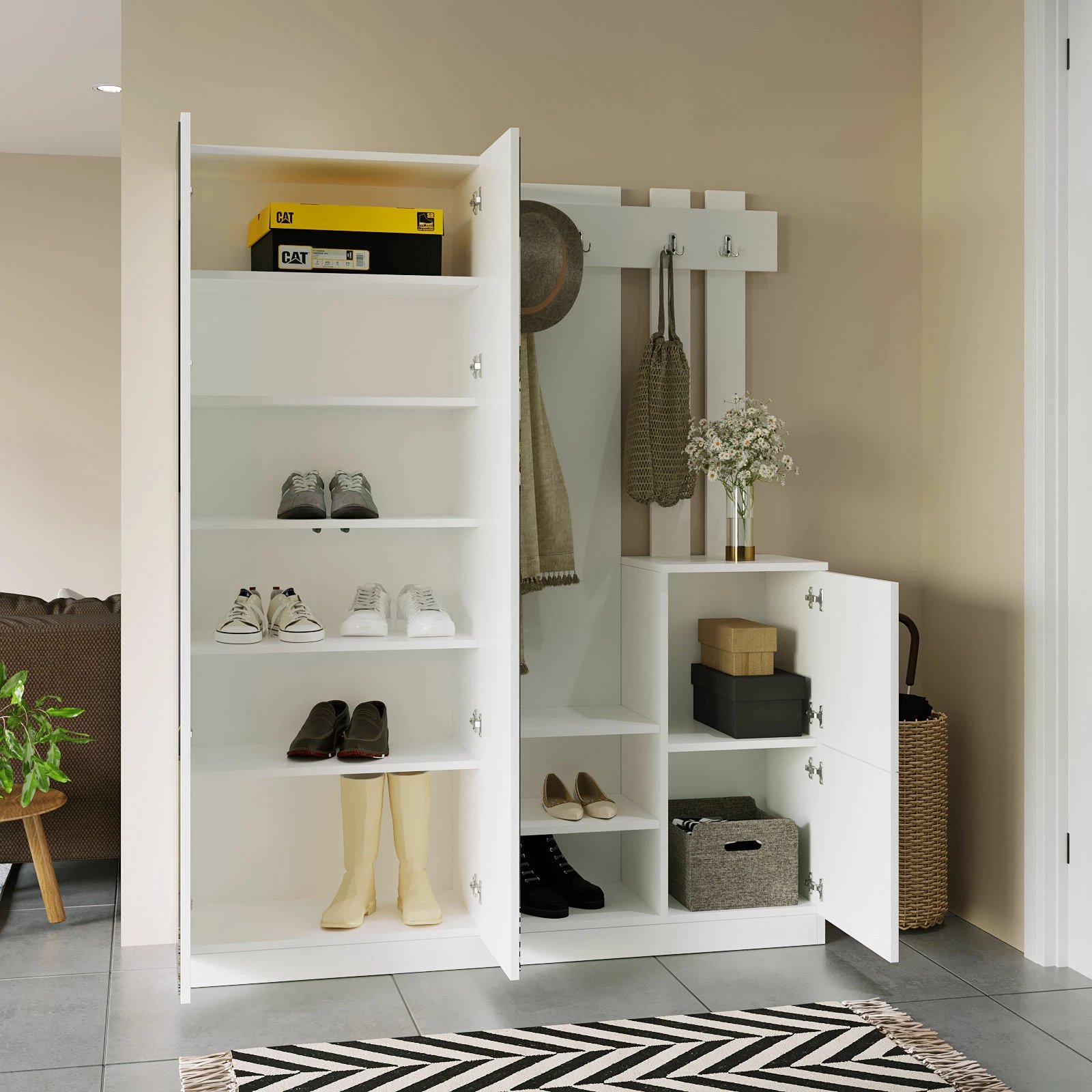 Stendë korridori Hanah Home, Dd8-W, e bardhë