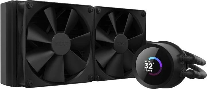 Ftohës CPU me lëng, NZXT Kraken 240 RL-KN240-B1, radiator 240mm me 2x120mm, për AMD AM4, 1800rpm 28–32 dB, e zezë