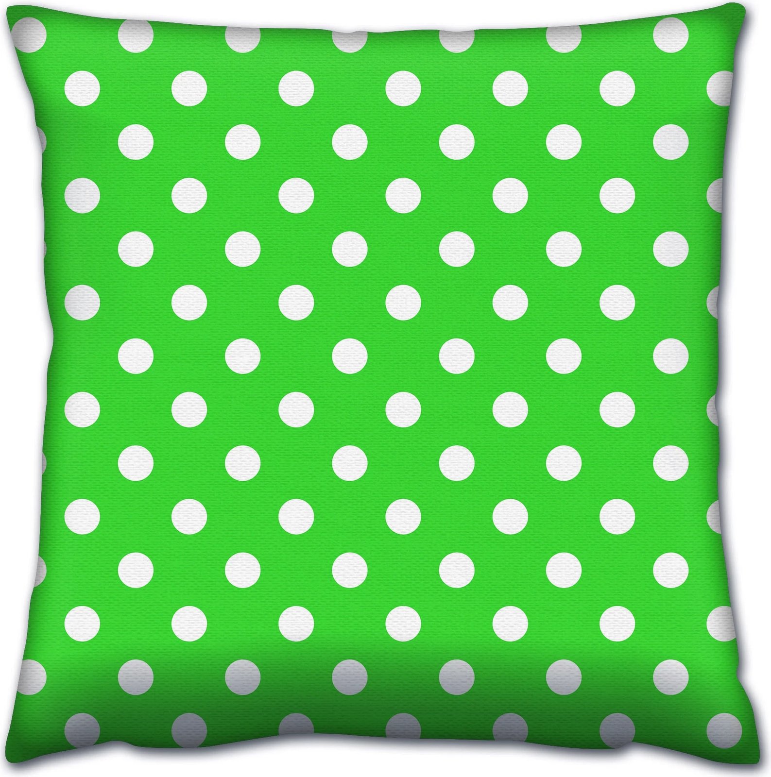 Jastëk dekorativ, ngjyrë e gjelbër me pika të bardha, Evila Originals, A14617, 43x43cm