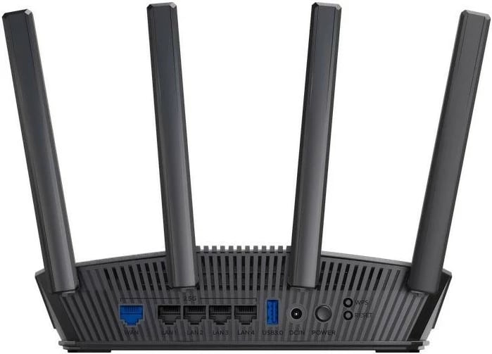 Router Asus RT-BE82U, WiFi 7, 4 porta LAN 2.5G, Quad-Core, i zi