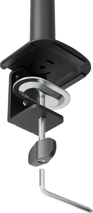 Krah monitori Neomounts DS60-600BL3 për 3 monitorë, tavolinë, i zi