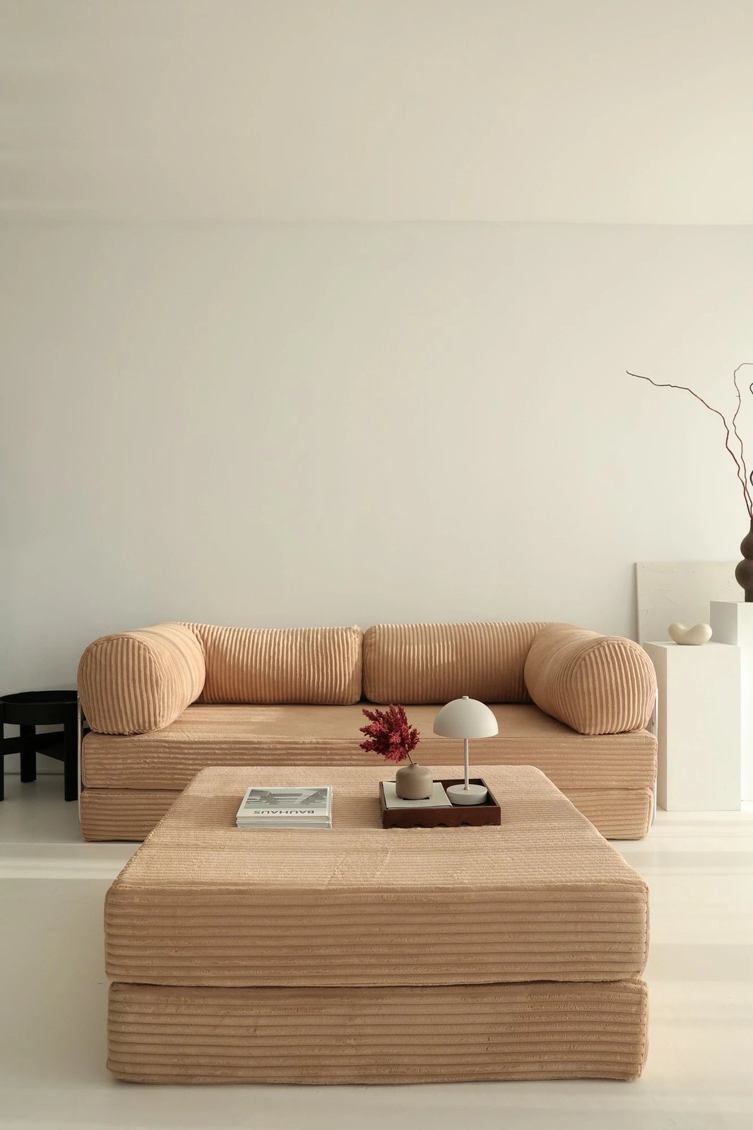 Kënd-sofë krevati Atelier del Sofa, ngjyrë kafe, Nook - v1