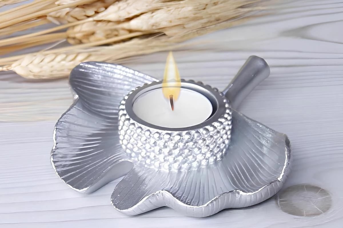 Objekt dekorativ Evila Originals, argjend, CY0343, 13x14cm