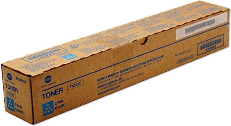 Toner, Konica Minolta, TN-512 TN512C (A33K452), rendiment deri 24,000 faqe, cyan