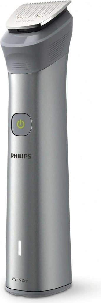 Trymer Philips MG5940/15 All-in-one Series 5000, për trup dhe fytyrë, Gri
