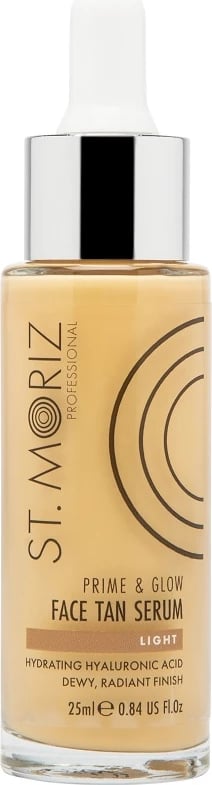 Serum për fytyrë St.Moriz Prime & Glow Self-Tanning me acid hialuronik 25ml për femra