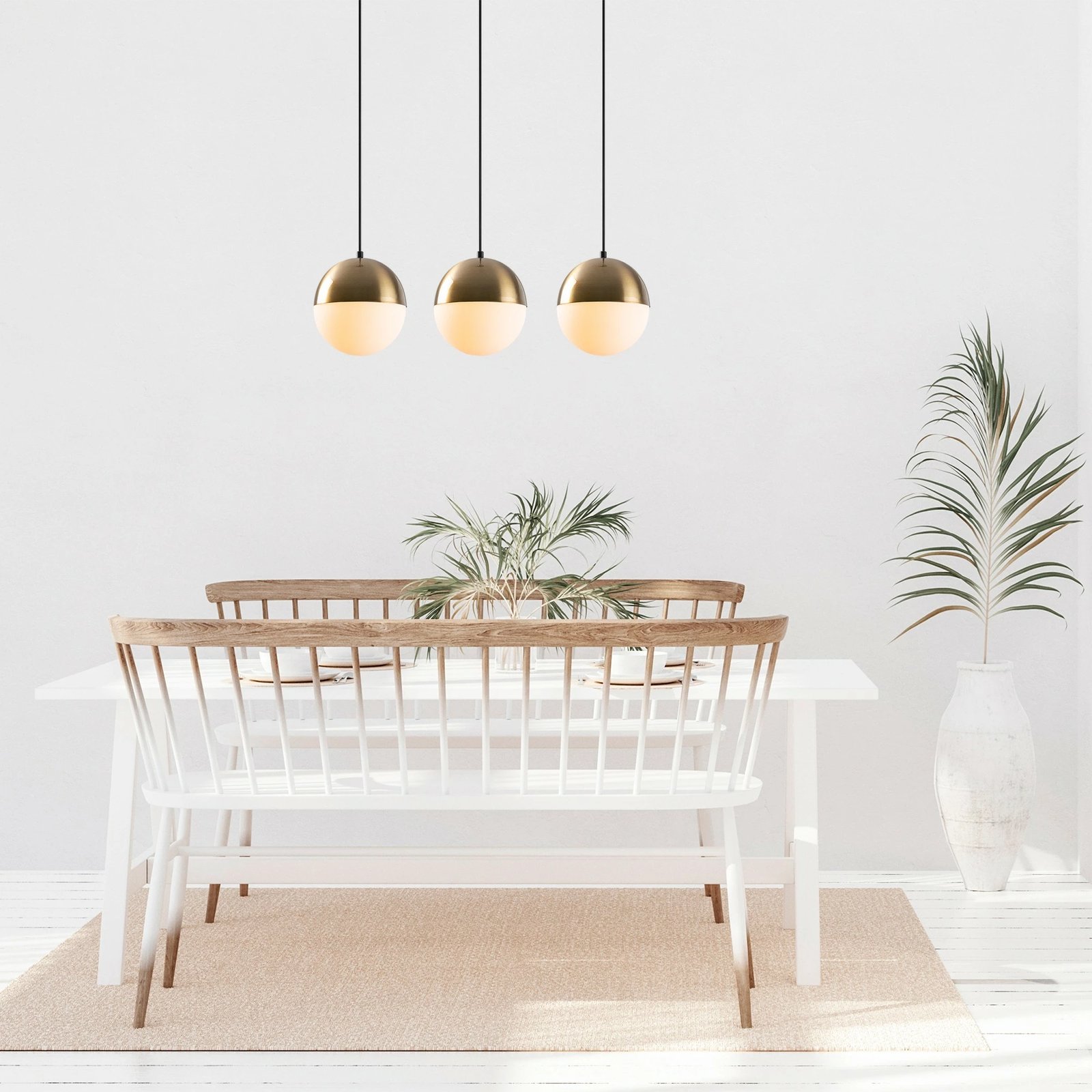 Llambë tavani Opviq, Bastos - 6146, vintage, e bardhë