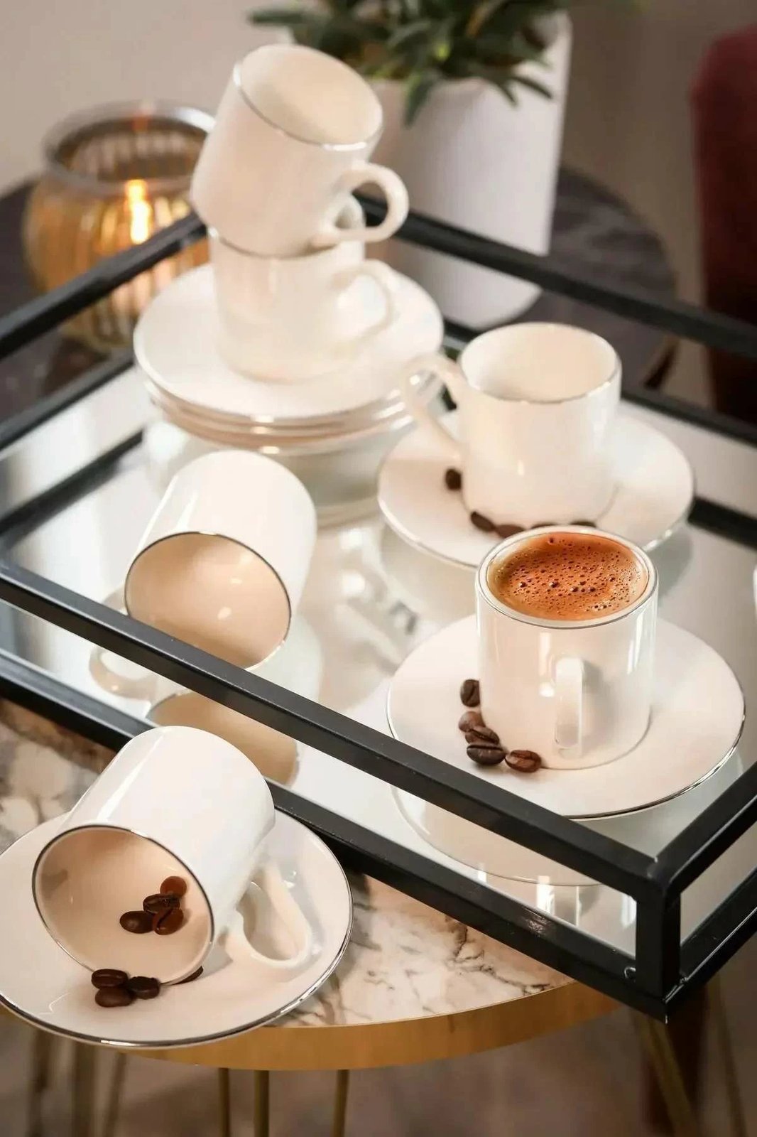 Set filxhanësh për kafe (12 copë), Hermia Concept, MCH10449