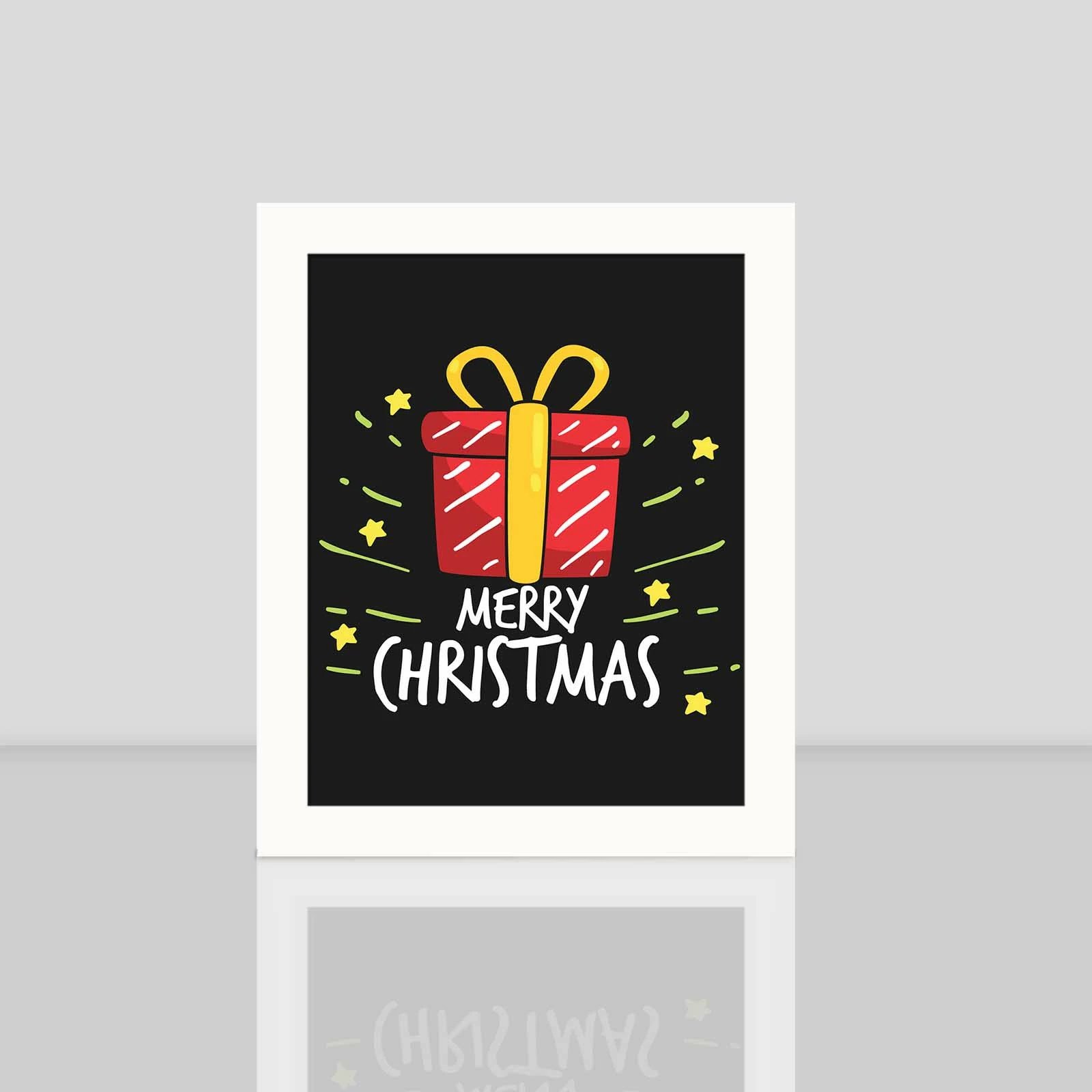 Pikturë dekorative me kornizë MDF, Wallity, BCTNOEL-009