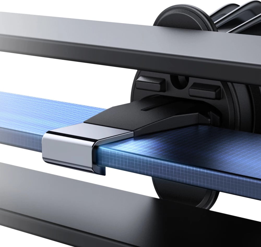 Mbajtës magnetik për veturë Joyroom JR-ZS240 Pro me karikues wireless 15W, i zi