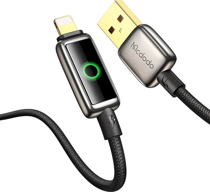 Kabllo Mcdodo CA-6590 USB-A në Lightning, 1.2m, e zezë
