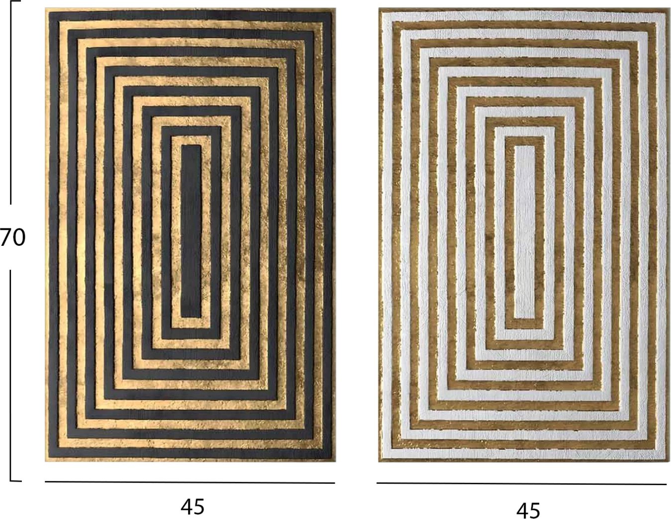 Pikturë muri set 2 copë, seri GOBI, kanavacë e printuar, 45x2.8x70cm (x2)